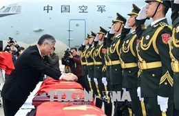 Hàn Quốc trao trả hài cốt 20 binh sĩ Trung Quốc chết trong cuộc chiến tranh Triều Tiên